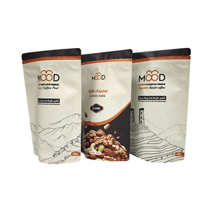 Sacchetto Personalizzato con Stampa Digitale 250g in Alluminio per Alimenti, Busta Stand-up per Confezionamento di Snack, Arachidi, Noci, Anacardi - Product Image 3