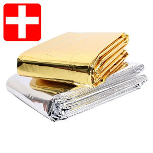 Selimut Darurat Portabel PET Perak Selimut Darurat Penyelamat Nyawa Termal Pelindung Matahari Selimut Survival Luar Ruangan - Product Image 2