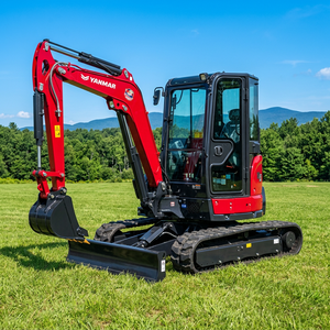 Cheap Price Japan Used YANMAR 55 Mini Excavator Price Small Mini 5.5Ton yanmar VIO55-6 Earth Moving Machinery Low Working Hours - Product Image 1