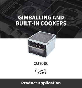Cuisinière à <span class=keywords><strong>gaz</strong></span> compacte intégrée à 3 brûleurs avec <span class=keywords><strong>four</strong></span> et gril <span class=keywords><strong>pour</strong></span> <span class=keywords><strong>camping</strong></span>-<span class=keywords><strong>car</strong></span> caravane - Product Image 5