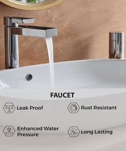 ก๊อกน้ำโครเมี่ยมซิงค์อัลลอยคุณภาพสูงสำหรับห้องน้ำและห้องครัว - Product Image 6