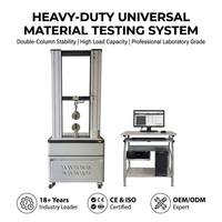 Machine d'essai de traction à double colonne à commande informatique, équipement de test d'allongement automatique avec extensomètre ISO 527