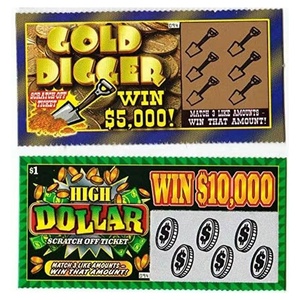 Biglietti Gratta e Vinci Personalizzati, Carte Gratta e Vinci in Cartone, Biglietti Premiati per Lotterie - Product Image 2