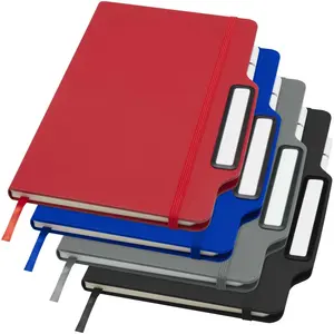 Bloc-notes format A5 avec couverture rigide et combinaison stylo et crayon Nexus - Product Image 5