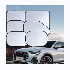 Parasol de coche de verano de alta calidad, parabrisas recubierto de plata, conjunto de bloqueador solar lateral delantero, protector solar para ventana, parasol - Product Image 1