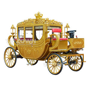 लोकप्रिय अनुकूलित रंग शाही वैगन घोड़ा-खींचा और इलेक्ट्रिक घोड़े की गाड़ी लक्जरी शाही घोड़े - Product Image 6