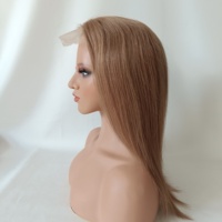 En stock, vente en gros : Topper capillaire invisible en cheveux humains européens 100% naturels, base en soie 8x8, 7x8, 6x7, 7x7, avec nœuds invisibles, pour femmes souffrant de perte de cheveux