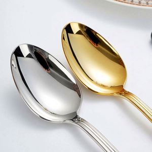 Ensemble de couverts de luxe moderne en acier inoxydable 5 pièces pour hôtel et restaurant, couteau, fourchette, cuillère, argent et or, pour restaurant - Product Image 6