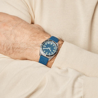 Montre de plongée homme sur mesure OEM avec logo, 39 mm, titane, mouvement Miyota 9015 automatique, 10 ATM, bracelet en caoutchouc Tropic, verre saphir