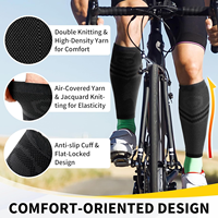 2025 Sport jambe sport manches respirant mollet Compression manchon anti-dérapant tibia mollet manches pour femmes hommes