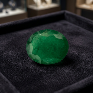 Piedra Preciosa Natural Esmeralda Verde Corte Ovalado de 12.6 Quilates M/S Emerelle, Piedra Suelta para Joyería Premium, Proveedor Mayorista B2B - Product Image 5
