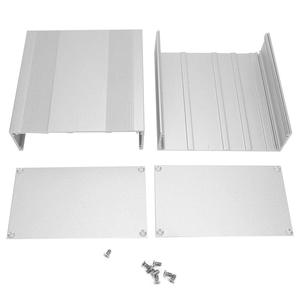 Carcasa de Aluminio Extruido Anodizado Plateado, Fabricación de Metal para Componentes Electrónicos PCB, Fabricante Personalizado OEM ODM - Product Image 1