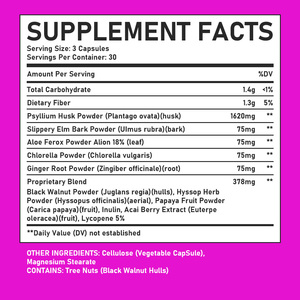 Cápsulas de Fibra de Marca Propia con Carbohidratos Totales que Calman las Heridas Internas y Promueven una Digestión Saludable - Product Image 2