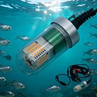 Lampes LED vertes pour attirer les poissons, 12 pouces, 12 heures de lumière verte, lampes de pêche nocturne sous-marines 12V, fourniture d'usine