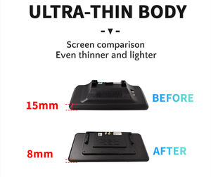 Ultra sottile cornice stretta 12.8 pollici Android autoradio Carplay dispositivo di testa per <span class=keywords><strong>Mercedes</strong></span> a CLA GLA W176 <span class=keywords><strong>C117</strong></span> X156 - Product Image 3