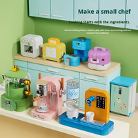 Bloques de Construcción Miniatura Coloridos 2025, Juguetes de Electrodomésticos en Miniatura, Modelo de Ensamblaje para Casa en Miniatura como Regalo de Rompecabezas