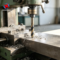 Foret hélicoïdal HSS 4341 à queue réduite de qualité supérieure OEM & ODM pour alliage d'aluminium, fonte, cuivre, etc.