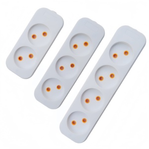 <span class=keywords><strong>Multipresa</strong></span> Schuko Tipo E/F UE 2/3/4 Prese con Copertura Rossa 16A 250V Adattatore a <span class=keywords><strong>Muro</strong></span> per Casa/Ufficio - Product Image 2