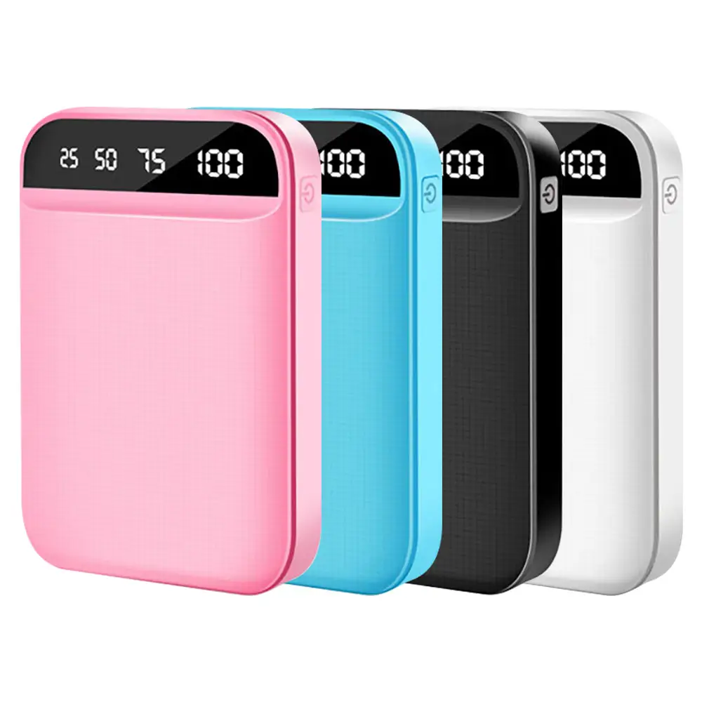 Mini Size Led Display Fast Charging Power Bank 20000mah Dual Usb Portable Backup Charger For IPhone X Galaxy S9 Pixel 3