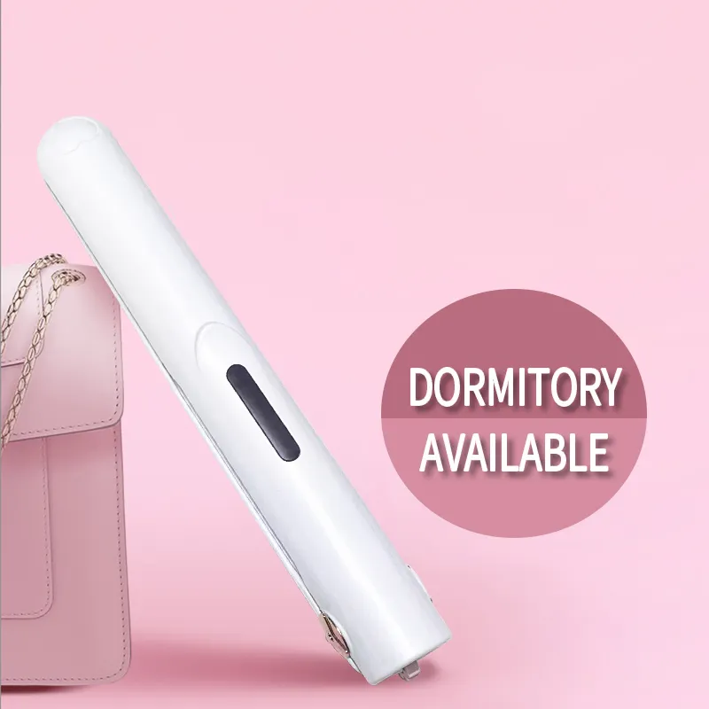 New Design portable Cordless Mini electric diamond USB rechargeable professional Flat Iron Hair Straightener