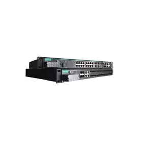MOXA 28 Port Layer 2 Managed Rack Mounted Industrial Ethernet Switch PT-7528-8MSC-16TX-4GSFP-HV PT-7528-8MSC-16TX-4GSFP-WV