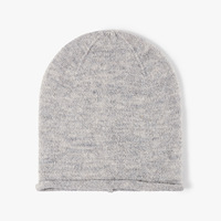 Bonnet tricoté épais et chaud d'hiver unisexe avec logo personnalisé brodé, style décontracté pour l'extérieur, avec revers et cache-oreilles