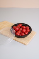 Récipient à emporter rectangulaire/rond au micro-ondes Boîtes à lunch en plastique jetables de style américain