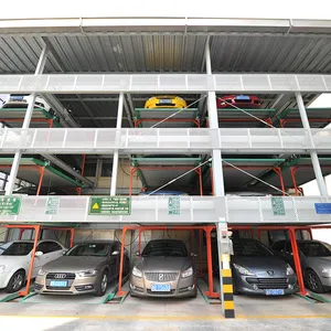 Multi Levels Automatic Smart Car Parking System 4 Level Parking For Cars