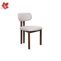 Chaises d'appoint de salle à manger en bois massif Kennedy, rembourrées en velours, avec coussin moelleux, pour la maison et l'appartement (vente en gros)