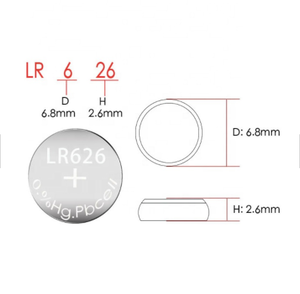 High <b>Power</b> Alkaline Button Coin Cell AG4 LR626 <b>Battery</b> 1.5V for <b>Alarm</b> <b>Clock</b> Toys - Product Image 4