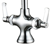Robinet de cuisine commercial à pré-évier, pour hôtels et restaurants, avec poignée en laiton massif, cartouche à vis en acier inoxydable et laiton, haute qualité