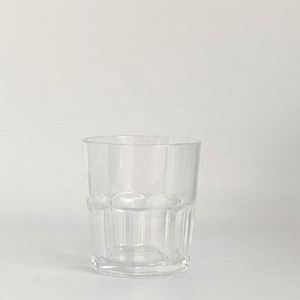 Verre à whisky personnalisé avec logo, 9 oz, gobelet en plastique transparent incassable, verre OEM pour bar à domicile, hôtel, fête - Product Image 1
