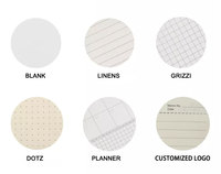 A5A6 Cahier en PU Couverture en PU Carnet d'agenda Boucle ronde magnétique Couverture rigide étanche LOGO personnalisable
