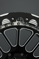 Roues de course en alliage bleu et noir 5x120 15x10 17x11 17x10 2 pièces forgées Beadlock roues de traînée 5x114.3 pour Mustang Supra