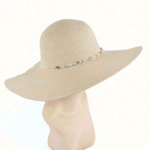 หมวกปีกกว้างกันแดดสำหรับผู้หญิง หมวกวิสเซอร์กระดาษ สำหรับกิจกรรมกลางแจ้ง ตกปลา พักผ่อน ท่องเที่ยวชายหาด - Product Image 5