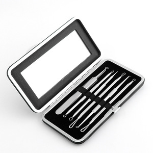 Stainless Steel Acne Needle Kit 6 Piece Set With Mirror For Face Blackhead Remover Tool - Product Image 5