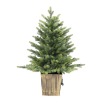 UMIND 2026 Nouveau Design Arbre de Noël Miniature de 90 cm en PE de Haute Qualité avec Base, Vente en Gros Directe Usine