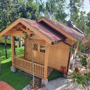 חדש עיצוב עץ יומן בית ירוק בית מהיר התקנה למכירה טרומי וילה טרומי