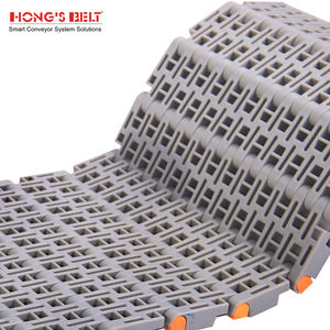 Banda Transportadora Modular de Plástico con Rejilla Plana Hongsbelt para el Procesamiento de Frutas y Verduras - Product Image 4