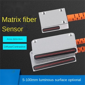 Capteur à fibre optique à faisceau plat industriel Détection de présence d'objet Capteur amplificateur à fibre large zone - Product Image 2