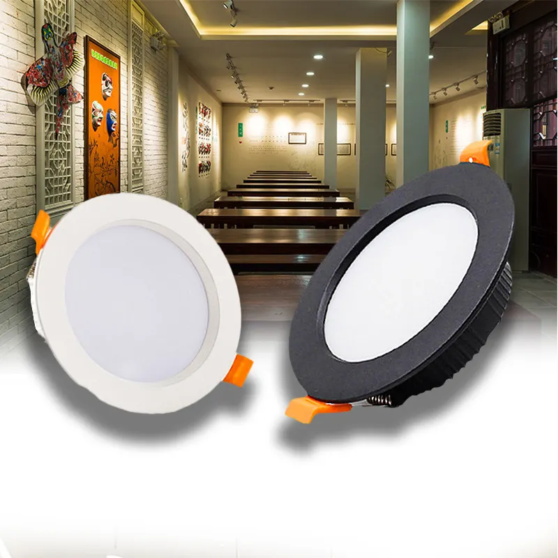 70W 220V moderna lampada da soffitto a LED illuminazione apparecchio rotondo soggiorno cucina lampada da pannello montata su superficie plafoniere a Led