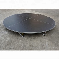 Le podium rond extérieur d'étape de tambour facile assemblent l'étape mobile pour l'événement