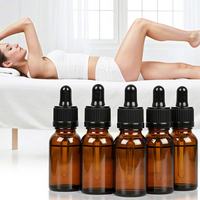 Flacon compte-gouttes en verre ambré de 5 ml le plus populaire pour cosmétiques, soins de la peau, huiles essentielles, avec pompe inviolable pour crème visage et gouttes pour les yeux - Vente en gros
