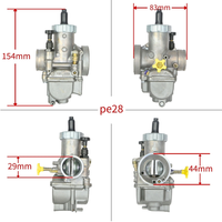 Nouveau carburateur de moto XYRacing 100-250CC Kei Hin manuel PE28 pour Kx80/Kx100/Kx125/CR80/CR85/KSR110/NSR140/NSR150 Dash YA