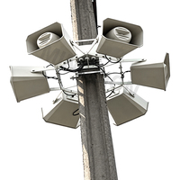 Haut-parleur à pavillon de haute qualité 50W bidirectionnel HiFi 200Hz-6KHz avec boîtier ABS pour extérieur, transformateur 100V, système de sonorisation PA pour diffusion vocale et musicale