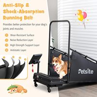 Tapis roulant électrique pour chiens - Faible bruit, antidérapant, inclinaison manuelle, affichage LED, perte de poids pour chiens de petite et grande taille