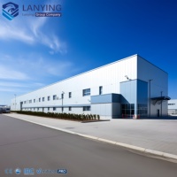 Bâtiment d'entrepôt préfabriqué en structure d'acier pour atelier de fabrication modulaire avec certification CE CWB A660