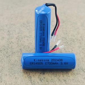 가전 제품용 하이 퀄리티 3.6V 2700mAh 비충전식 AA LiSOCL2 ER14505 리튬 이온 기본 배터리 - Product Image 1