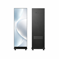 Écran d'affichage numérique LED de nouvelle conception P1.86 P2.5 640x1920mm, pliable, portable, système de raccordement rapide, publicité publique