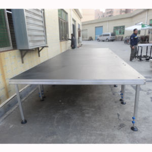 ขาเวทีอะลูมิเนียมน้ำหนักเบา ประกอบง่าย พื้นผิวกันลื่น สำหรับคอนเสิร์ตในร่ม/กลางแจ้ง และงานอีเว้นท์กลางแจ้งแบบพกพา - Product Image 5